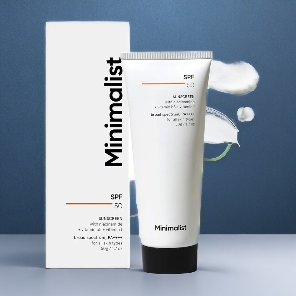 Minimalist SPF 50 Sunscreen  with Niacinamide 50gm
