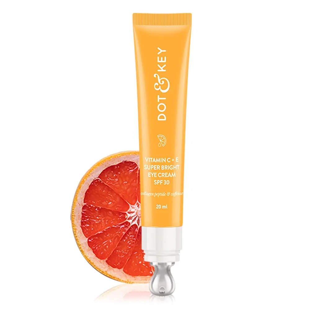 Dot & Key Vitamin C + E Super Bright Under Eye Cream Spf 30 For Fades Dark Circles & Pigmentation 20ml