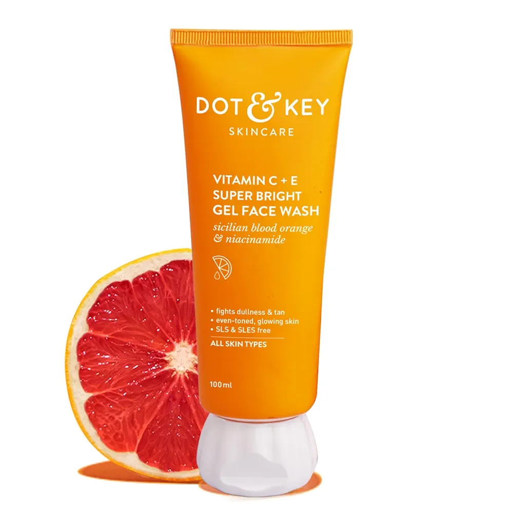 Dot and Key Vitamin C + E Super Bright Gel Face Wash- 100ml