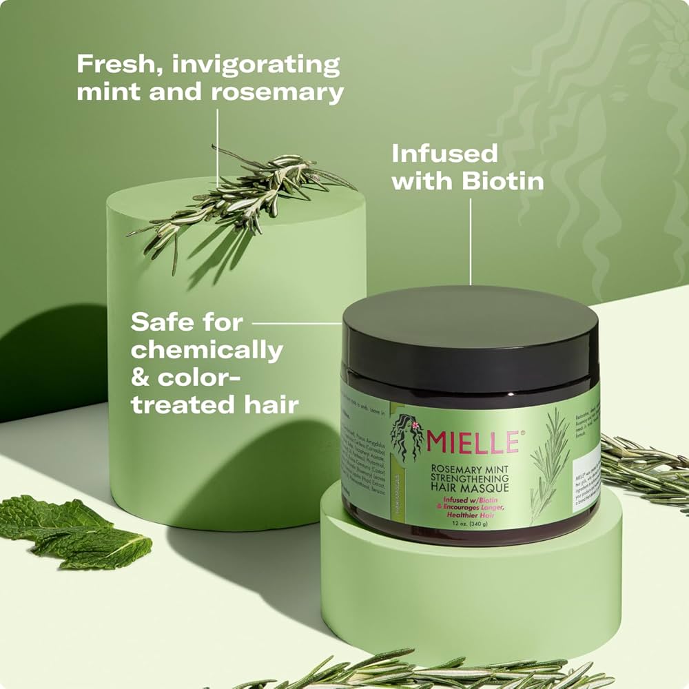 Mielle Organics Rosemary Mint Strengthening Hair Mask 340gm