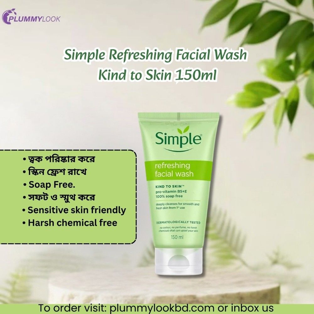 Simple Kind To Skin Refreshing Facial Wash 150 ml
