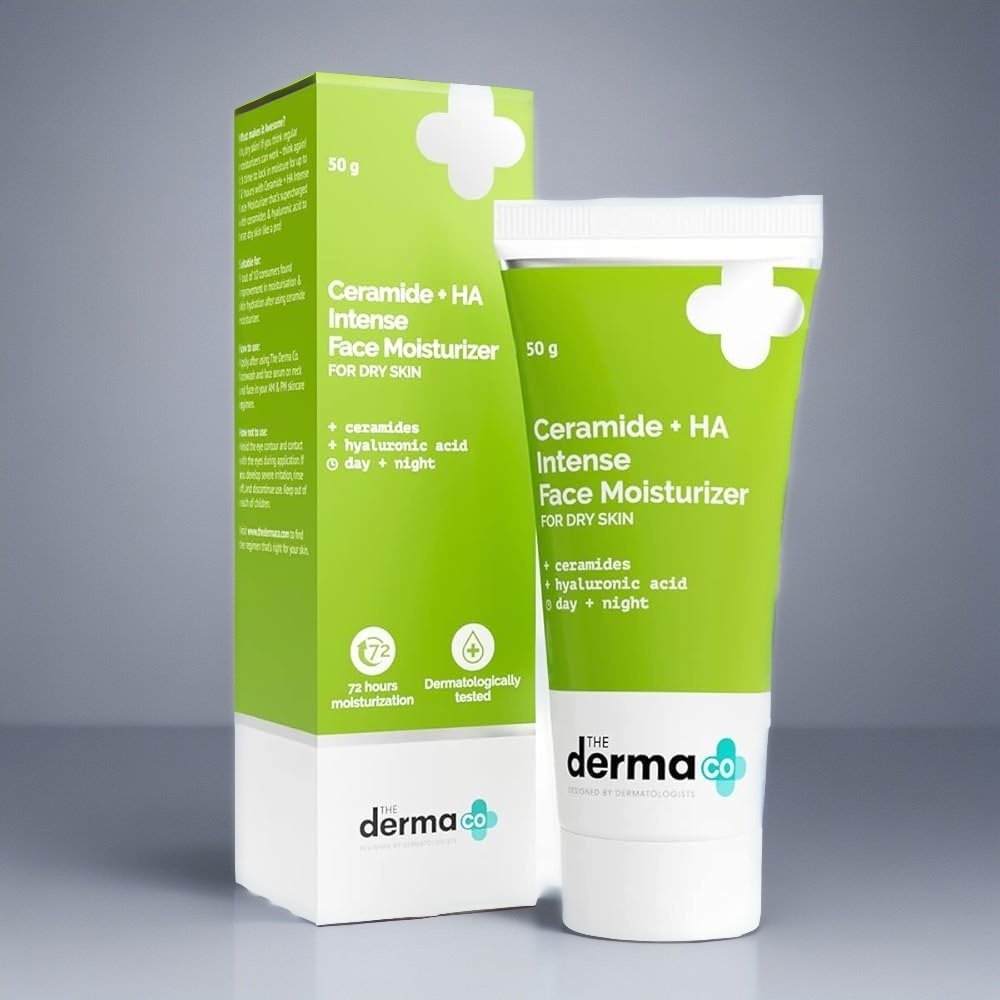 The Derma Co Ceramide + HA Intense Daily Face Moisturizer  50g