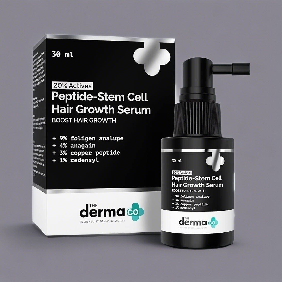 The Derma Co 20% Actives Peptide-Stem Cell Hair Growth Serum 30ml