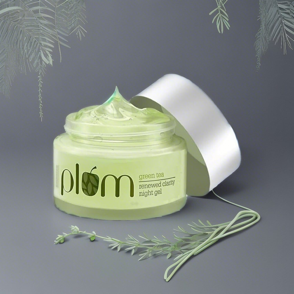 Plum Green Tea Renewed Clarity Night Gel  for Oily Skin 50ml