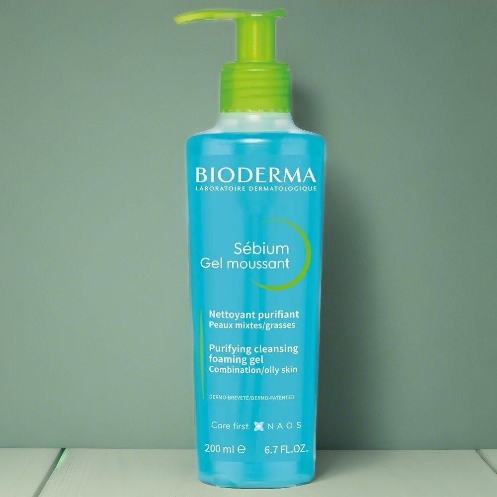 Bioderma Sebium Gel Moussant Purifying Cleansing Foaming Gel  200ml
