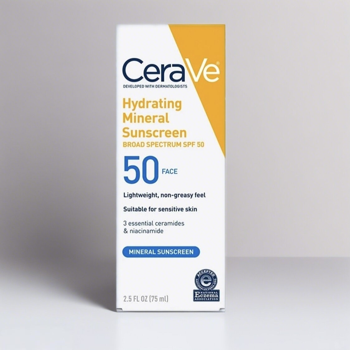 Cerave Hydrating Mineral Sunscreen Spf50  75ml