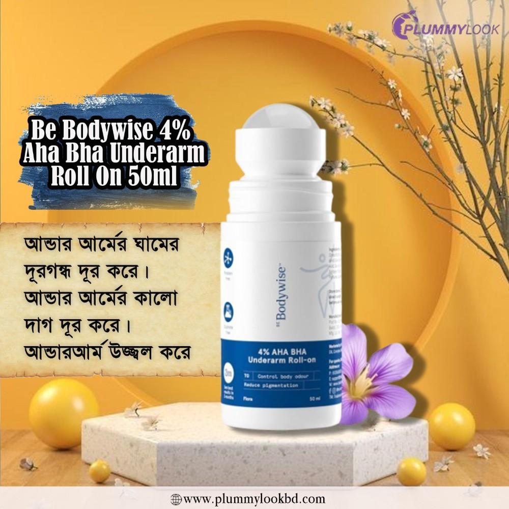 Be Bodywise 4% Aha Bha Underarm Roll On 50ml
