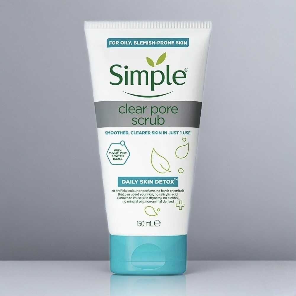 Simple Daily Skin Detox Clear Pore Scrub 150ml