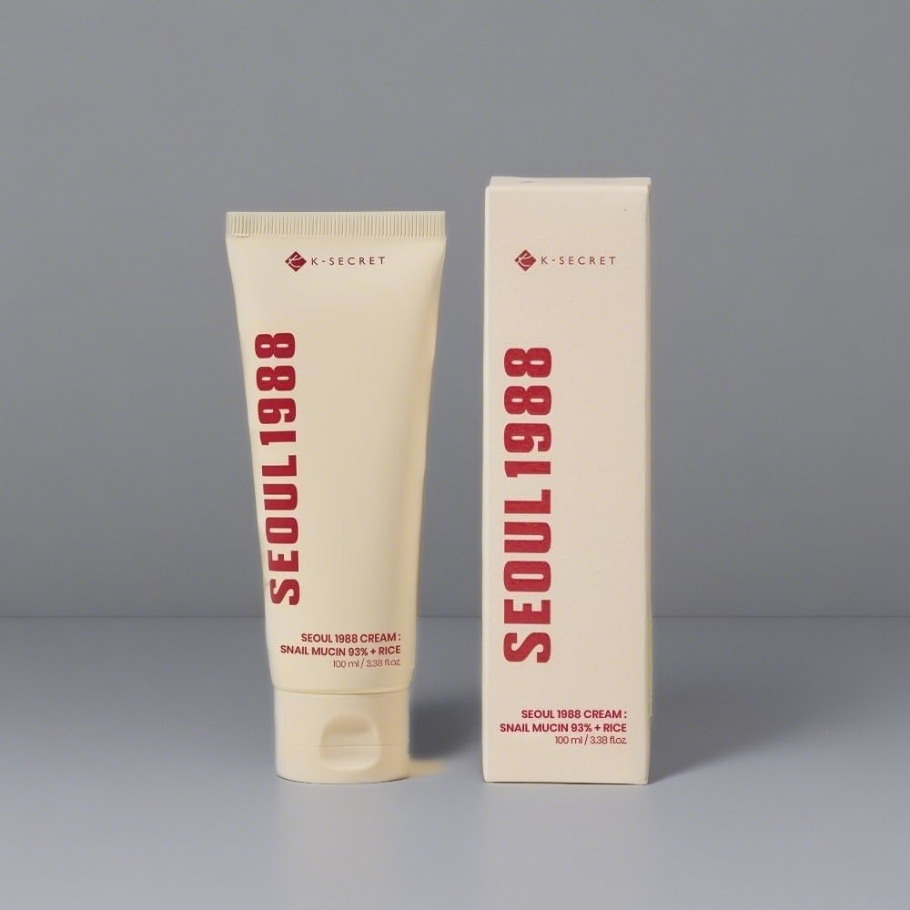 K-SECRET SEOUL 1998 Cream : Snail Mucin 93% + Rice 100ml