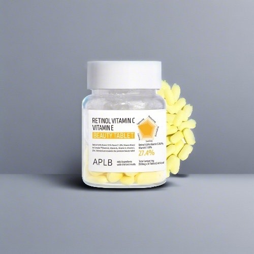 APLB Retinol Vitamin C Vitamin E Beauty Tablet 500mg× 30 Tablets