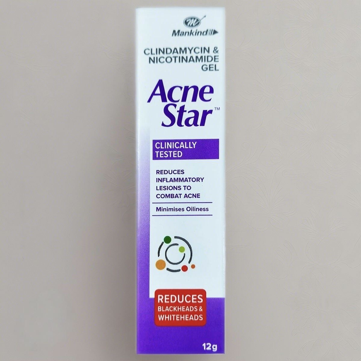 Mankind Acne Star Clindamycin & Nicotinamide Gel 22gm