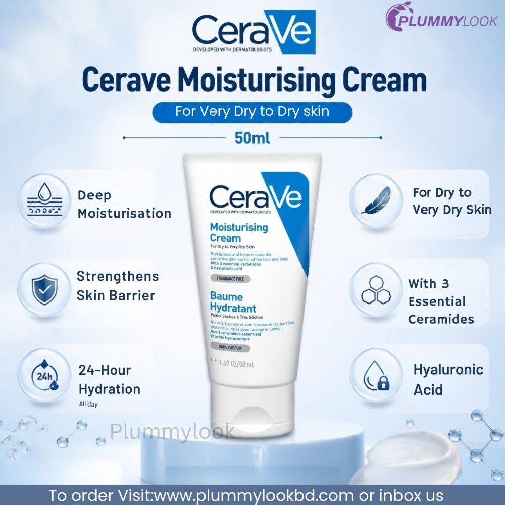 Cerave Moisturising Cream For Dry to Very Dry Skin 50ml