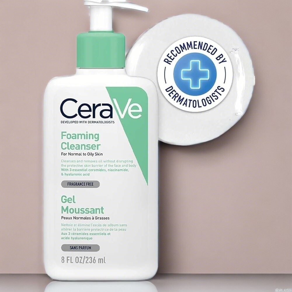 Cerave Foaming Cleanser For Normal to Oily Skin 236ml