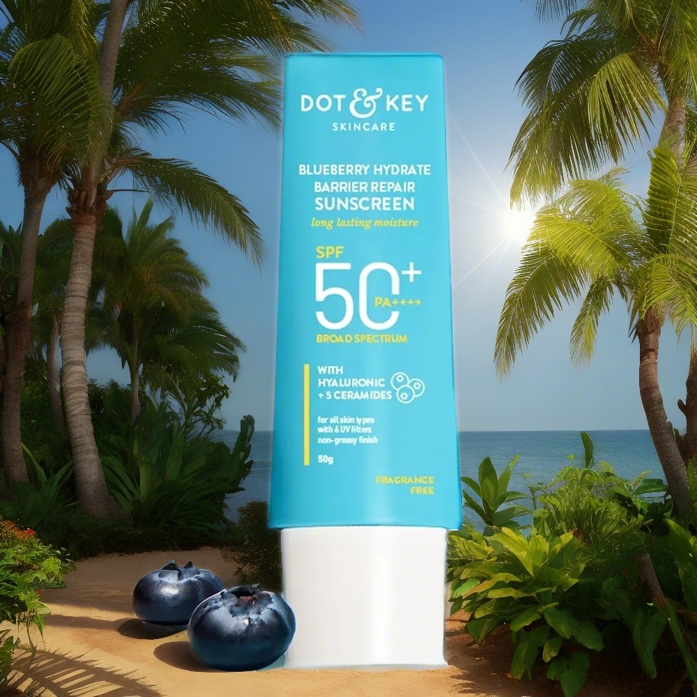 DOT & KEY Blueberry Hydrate Barrier Repair Sunscreen Spf 50+  50gm