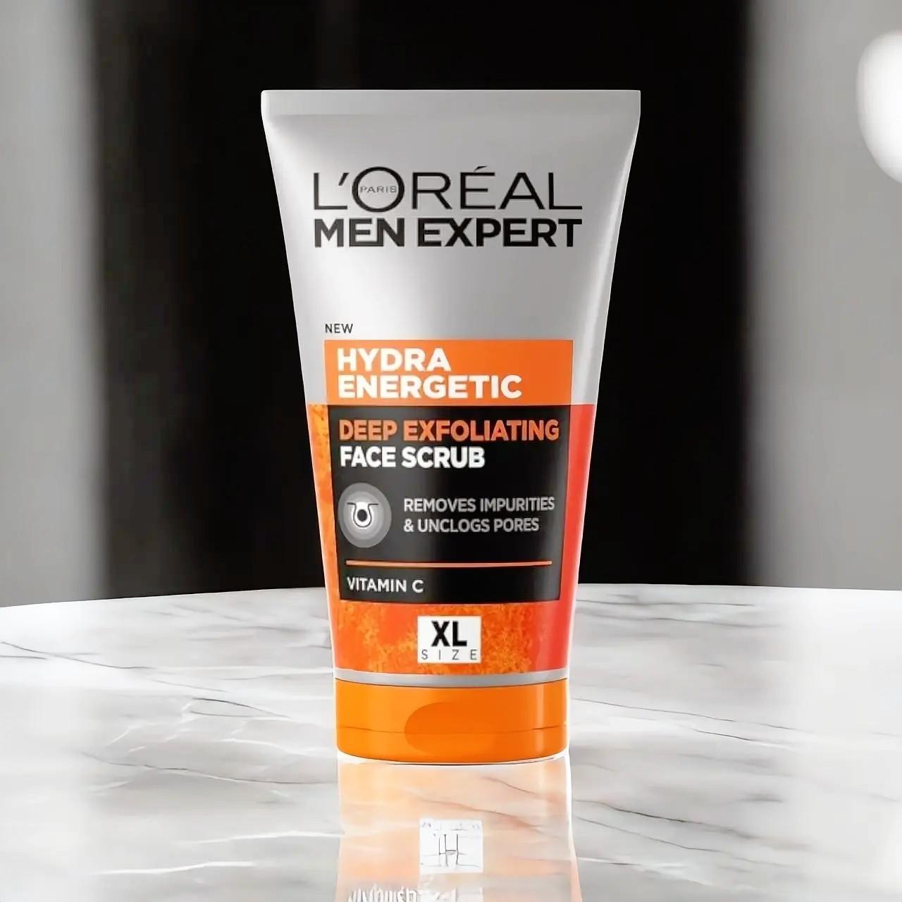 L'Oreal Men Expert Hydra Energetic Deep Exfoliating Face Scrub  150ml