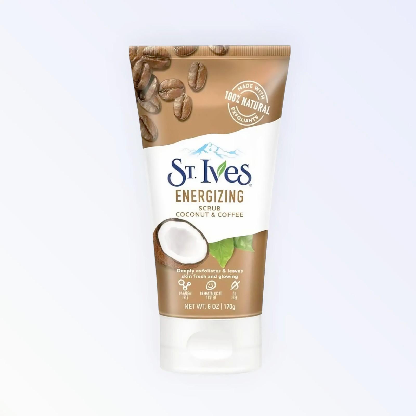 St.Ives Energizing  Coconut & coffe Scrub 170gm
