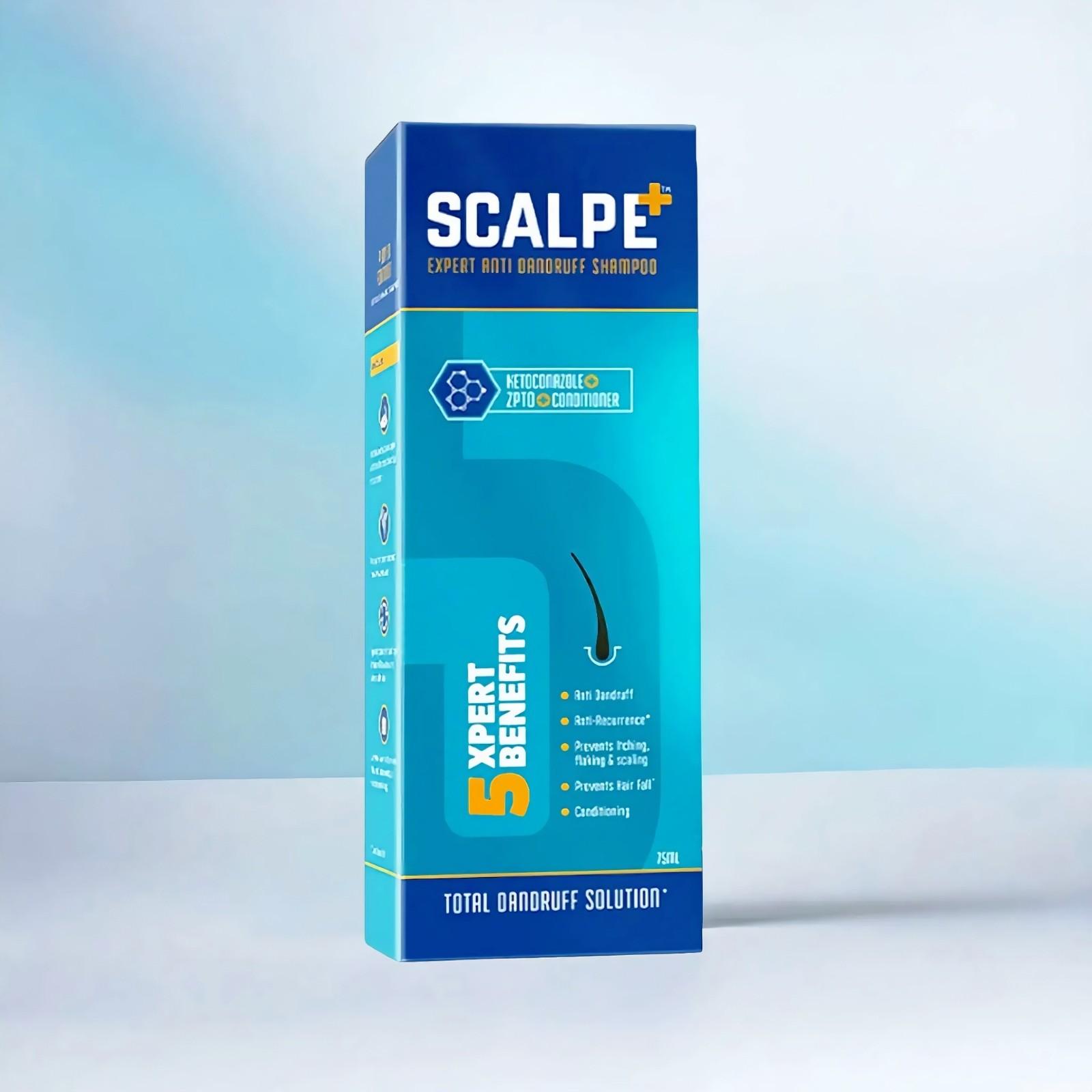 Scalpe+ Expert Anti- Dandruff Shampoo With Ketokonazol 75ml