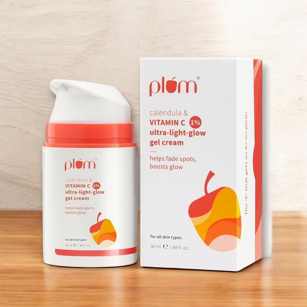 Plum Calendula & Vitamin C 1% Ultra light glow gel cream 50ml