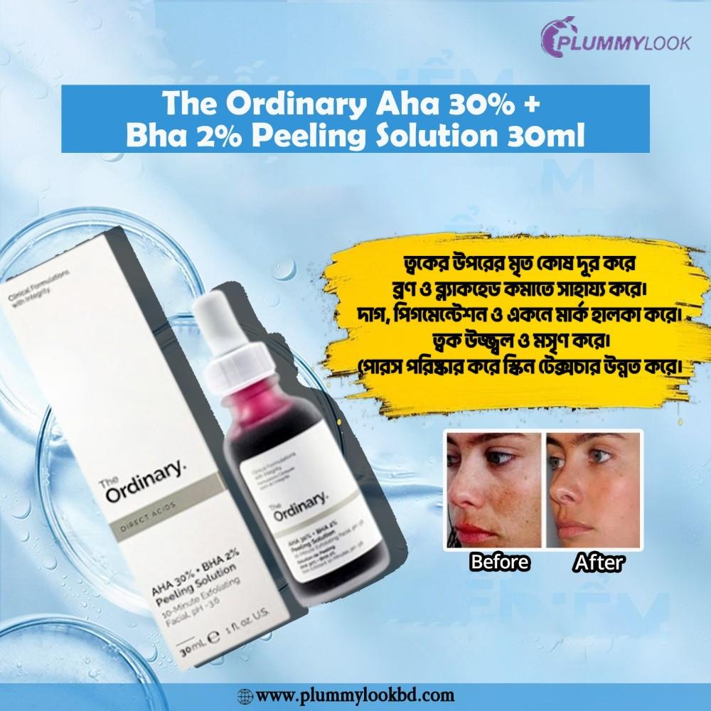 The Ordinary Aha 30% + Bha 2%  peeling Solution 30ml