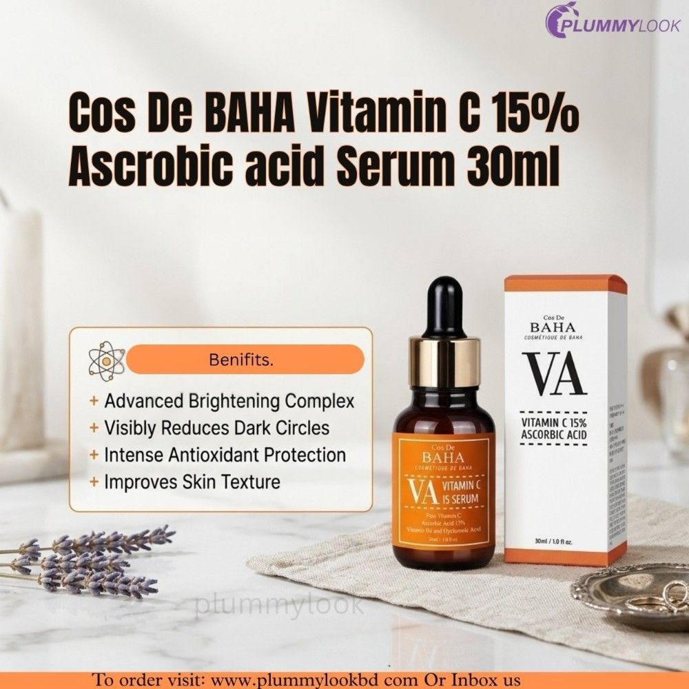 Cos De BAHA Vitamin C 15% Ascrobic acid  Serum 30ml