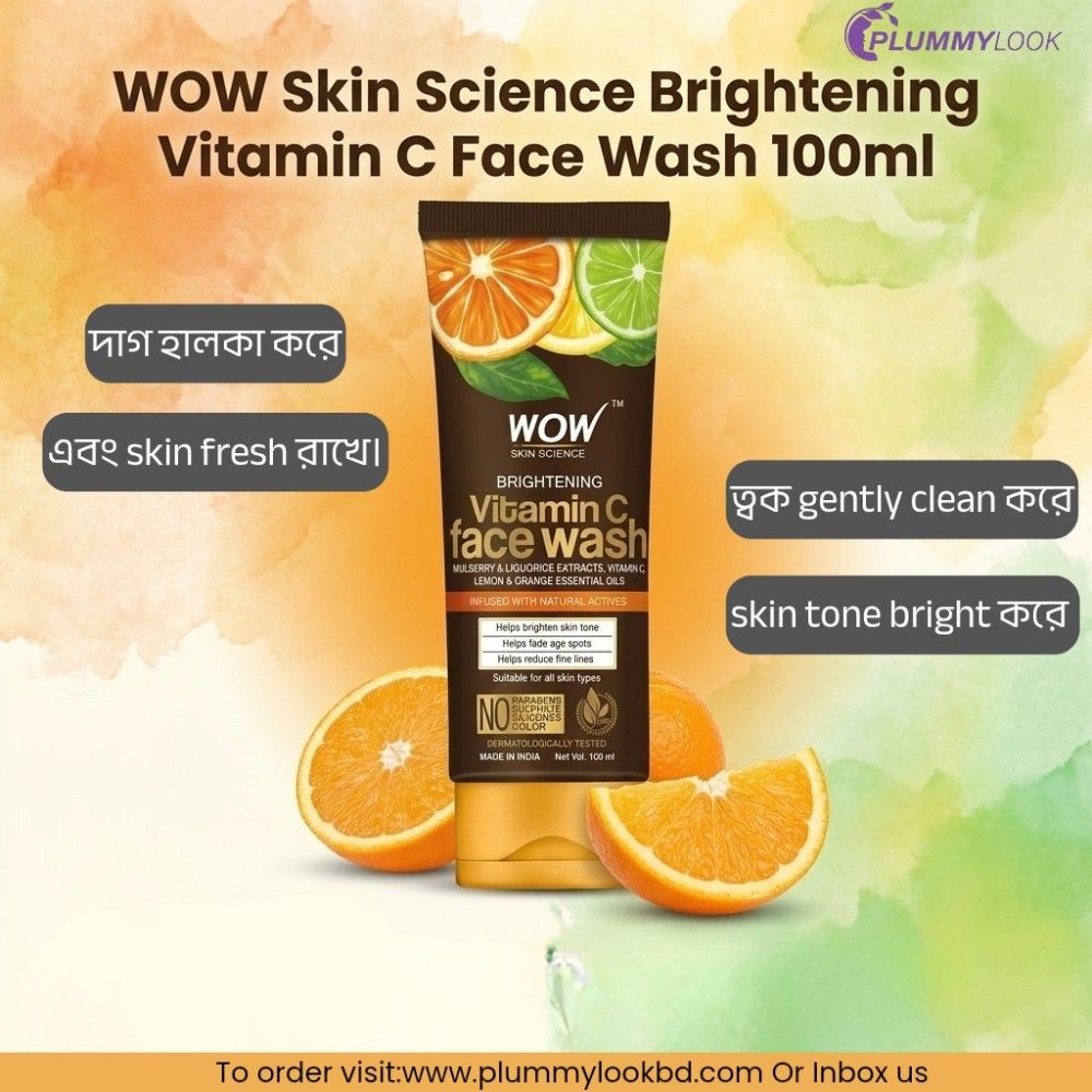 WOW Skin Science Brightening Vitamin C Face Wash 100ml