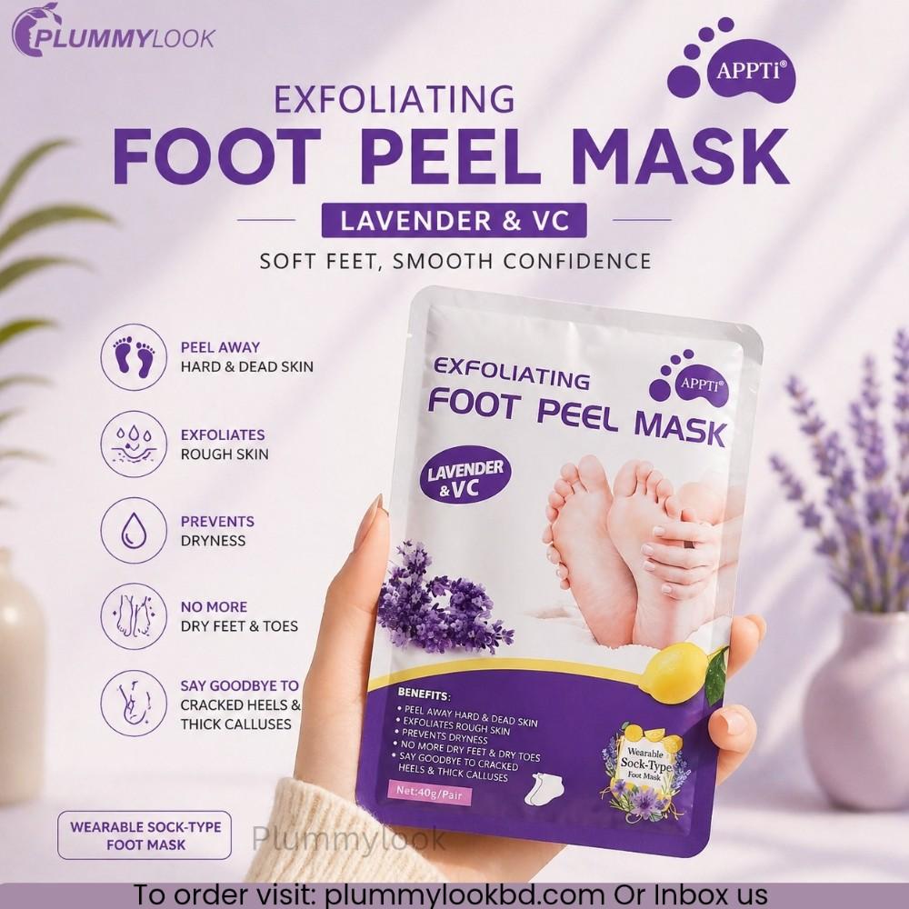Appti Exfoliating Foot Peel Mask 40gm Pair