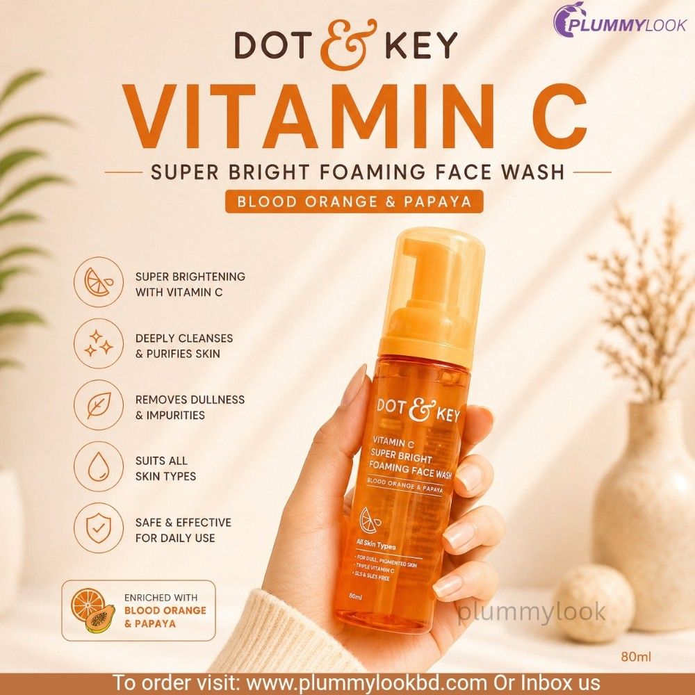 Dot & Key Vitamin C Super Bright Foaming Facewash 80ml