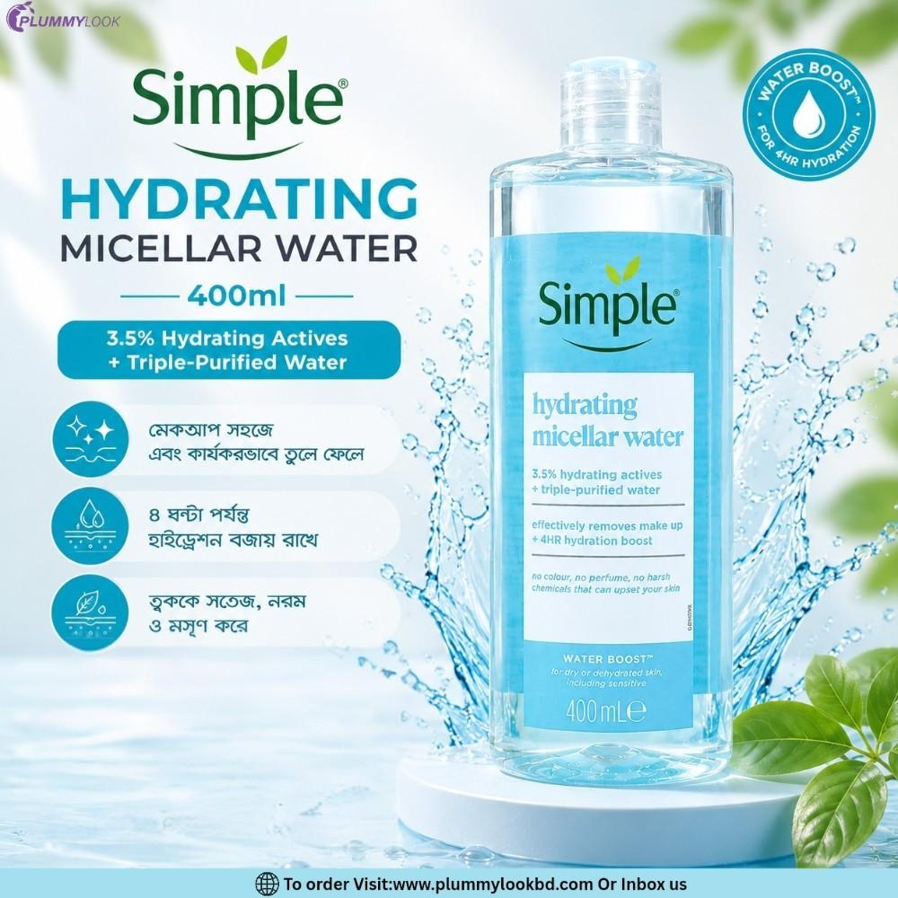 Simple Hydrating Micellar Water 400ml