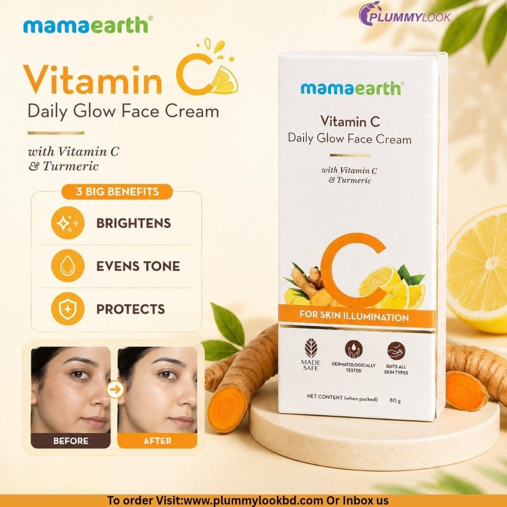 Mamaearth Vitamin C Daily Glow Face Cream 80gm