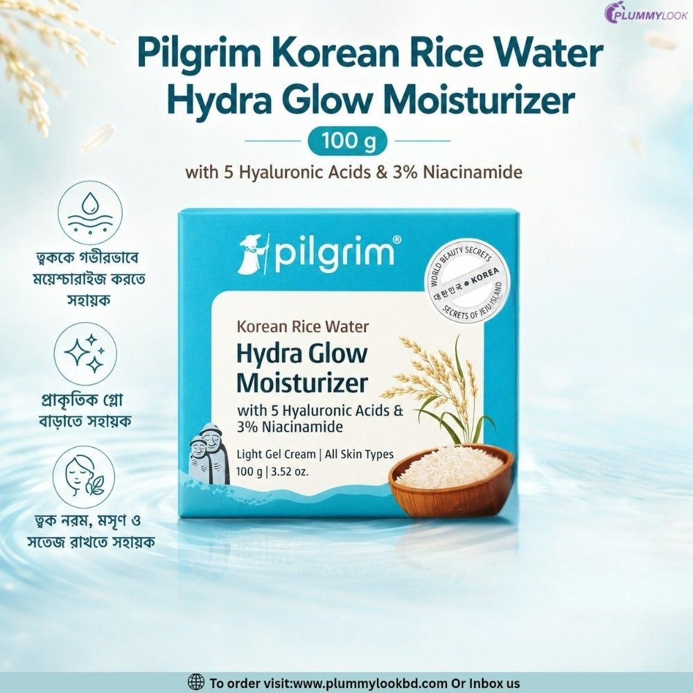 Pilgrim Korean Rice Water Hydra Glow Moisturizer 100gm